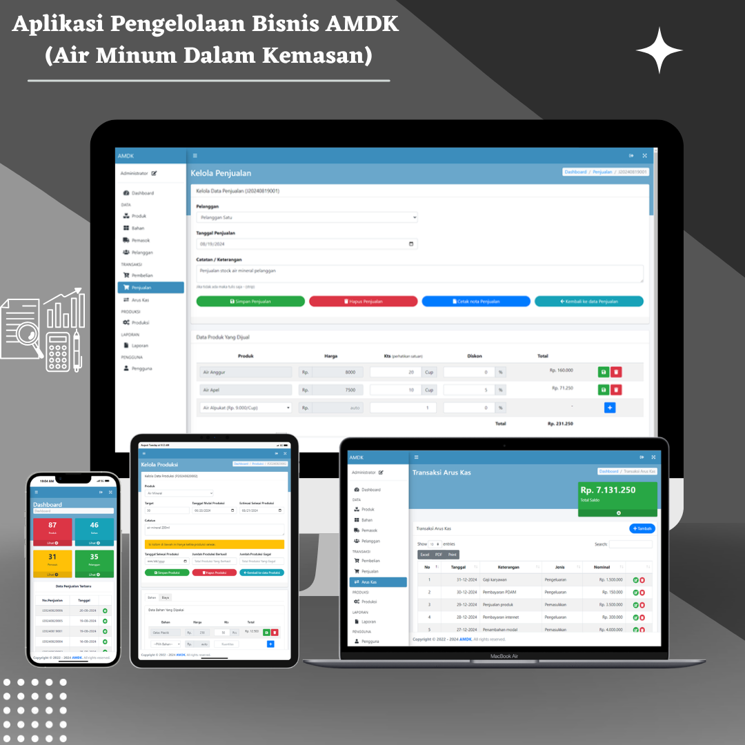 AMDK Business Management Application