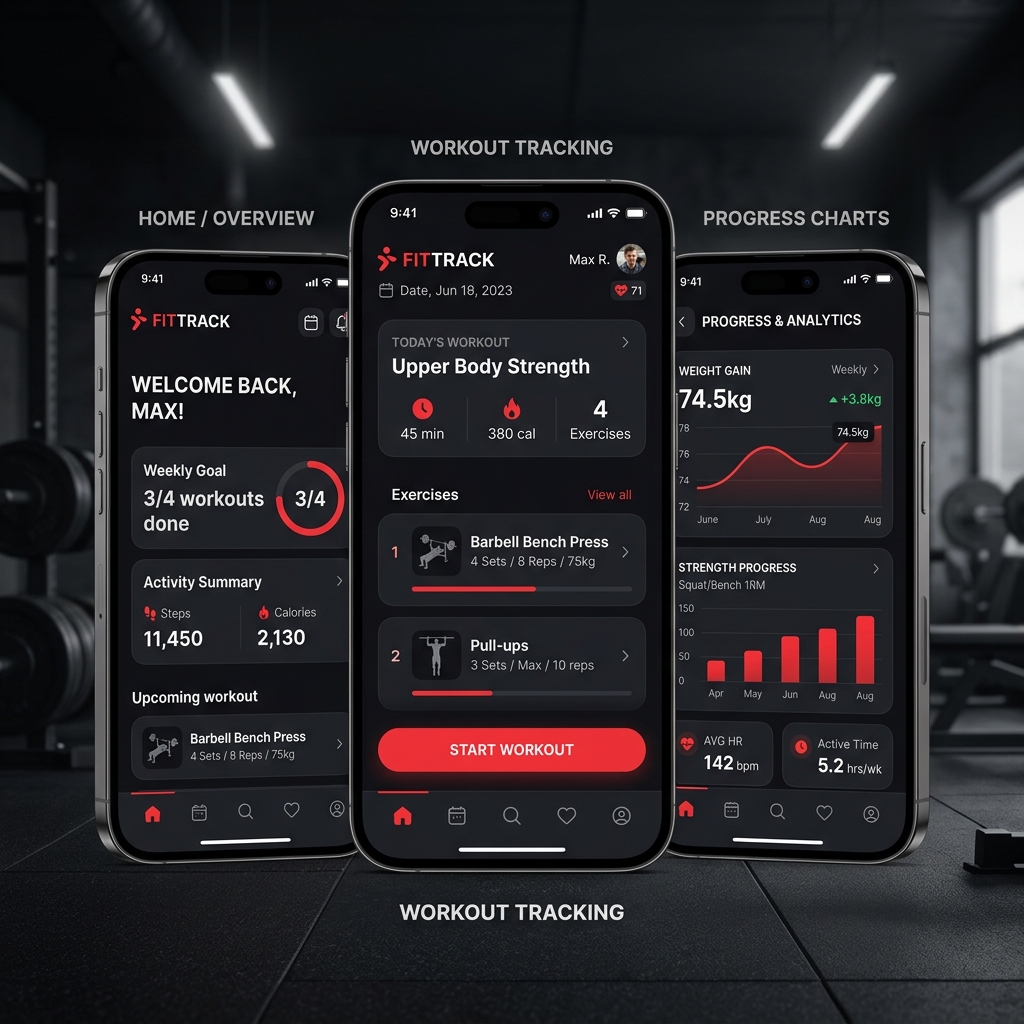FitTrack Pro Fitness App