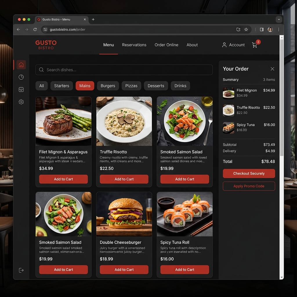 TasteHub Food Ordering