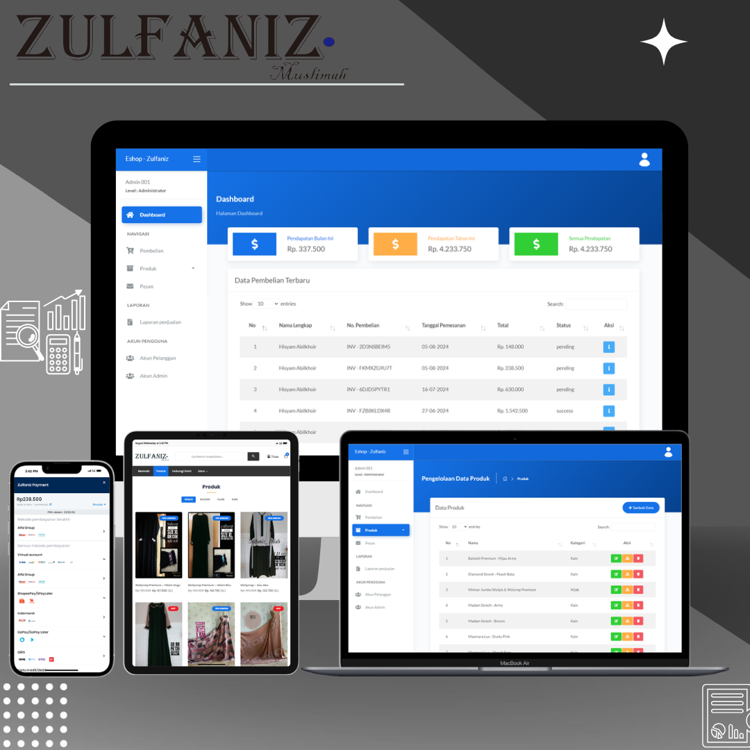Zulfaniz E-Commerce Platform